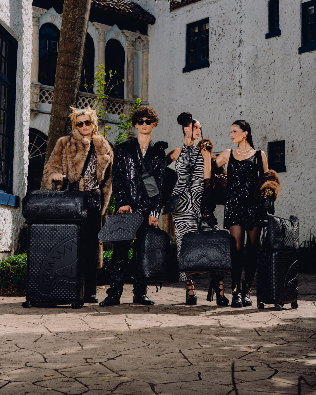 THE GHOST MAISON SHARKITECTURE FULL-SIZE LUGGAGE