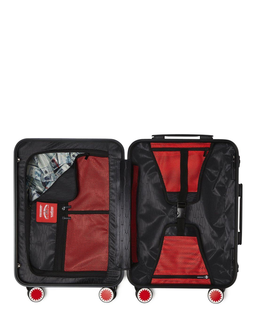 ROSE ALL DAY LA PALAIS SHARKNAUTICS HARDSHELL CARRY-ON LUGGAGE